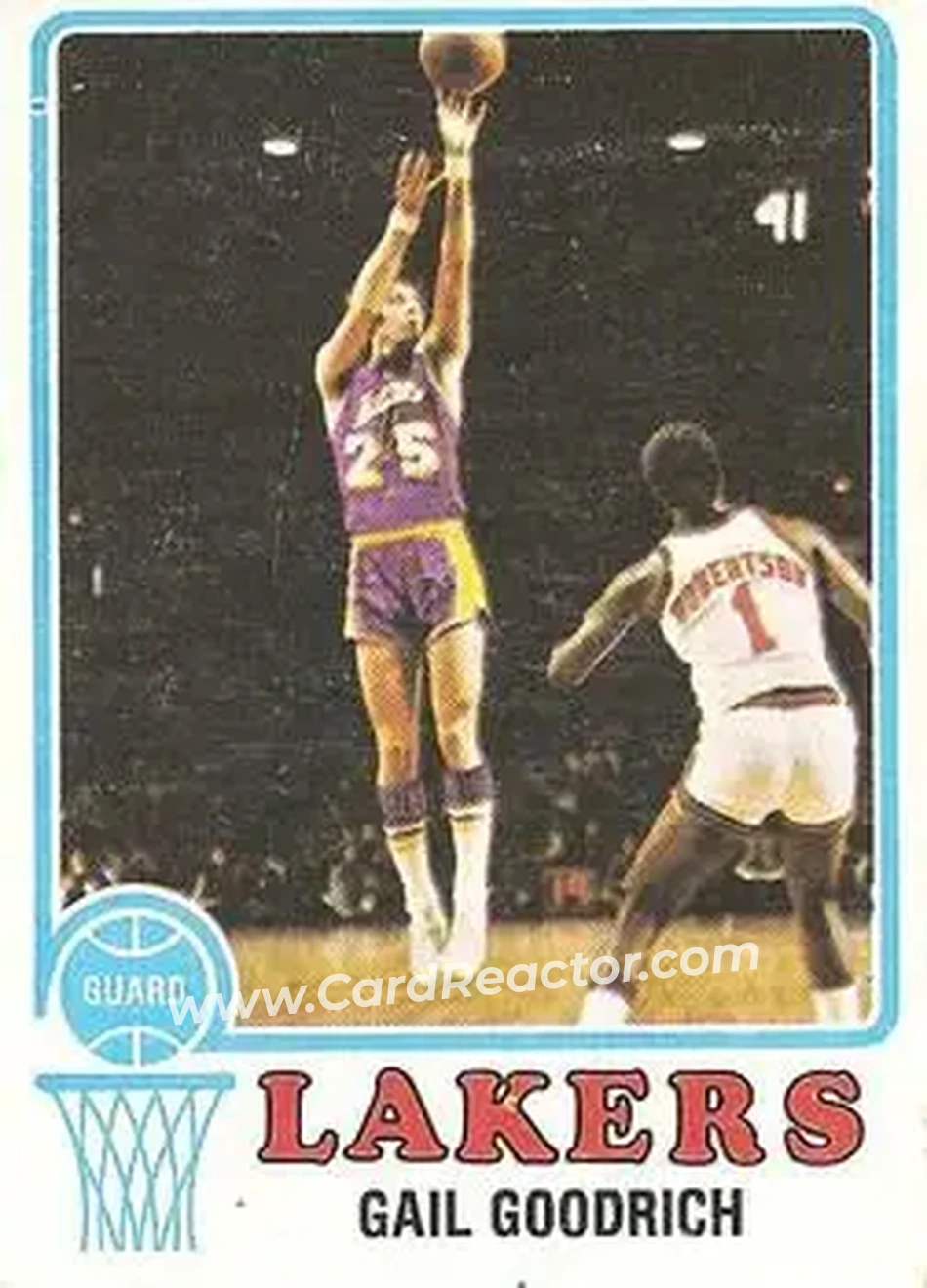 1973-74 Topps #55 - Gail Goodrich - Los Angeles Lakers - Front