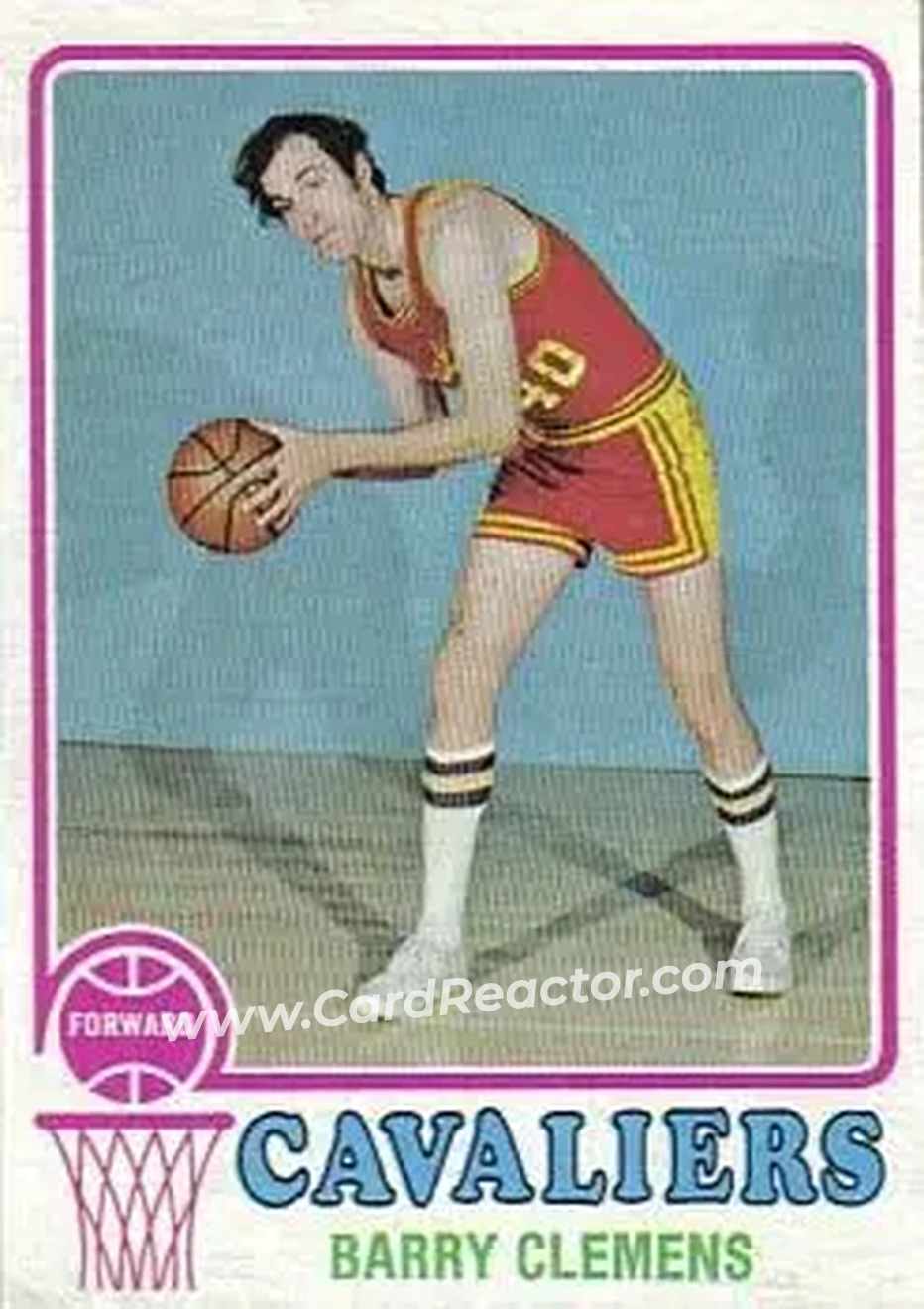 1973-74 Topps #92 - Barry Clemens - Cleveland Cavaliers - Front