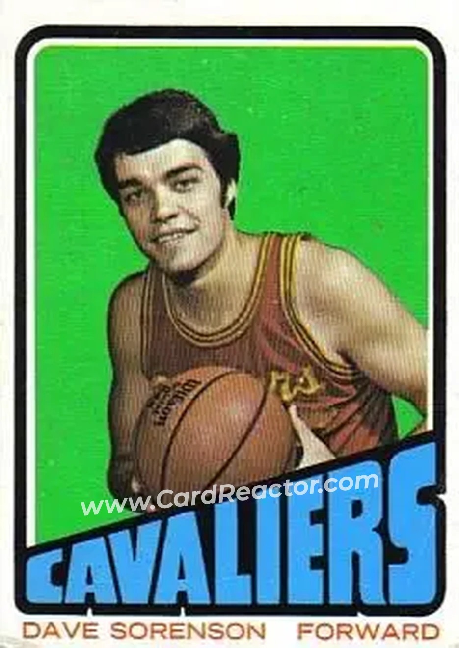 1972-73 Topps #12 - Dave Sorenson - Cleveland Cavaliers - Front