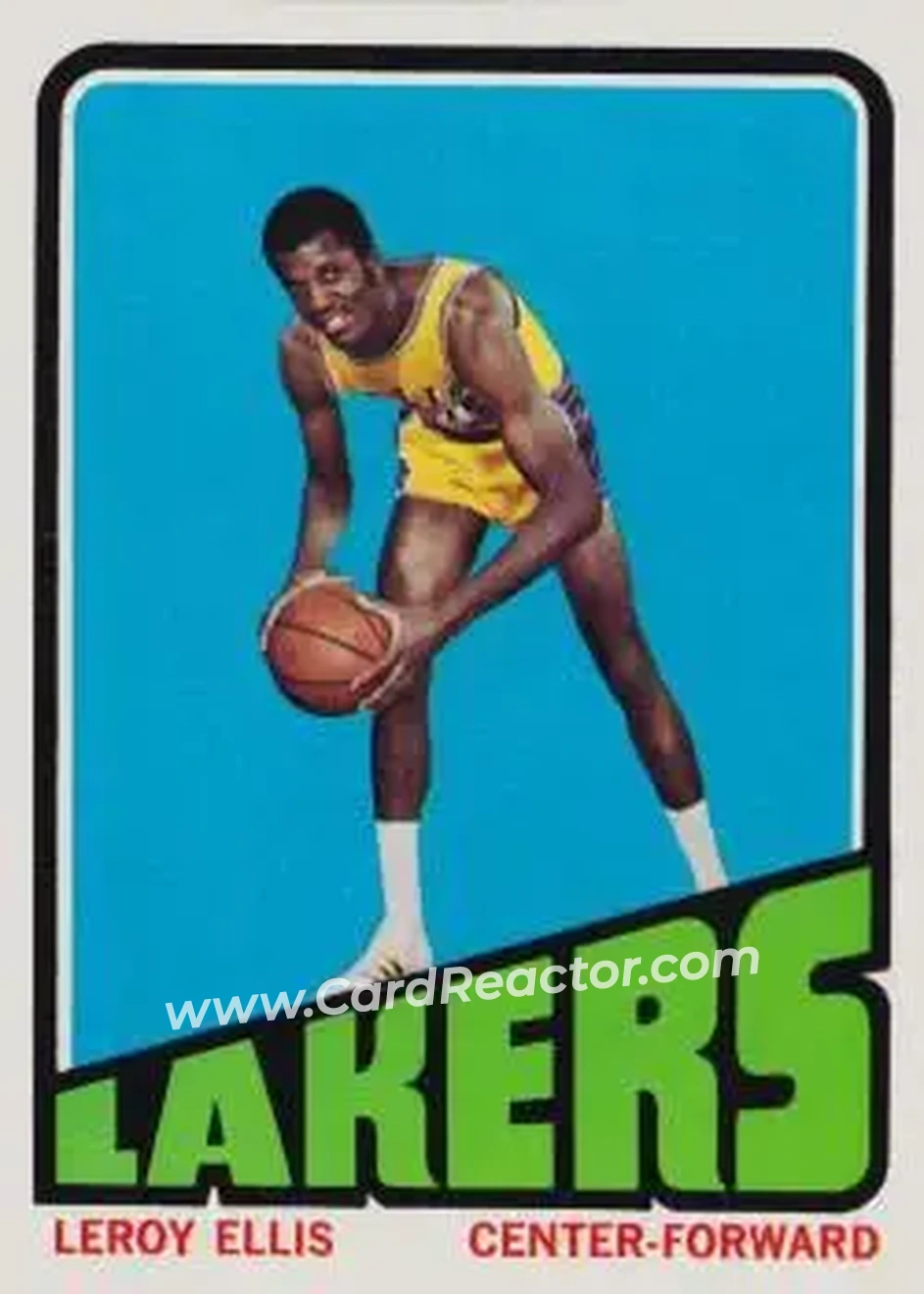 1972-73 Topps #18 - Leroy Ellis - Los Angeles Lakers - Front
