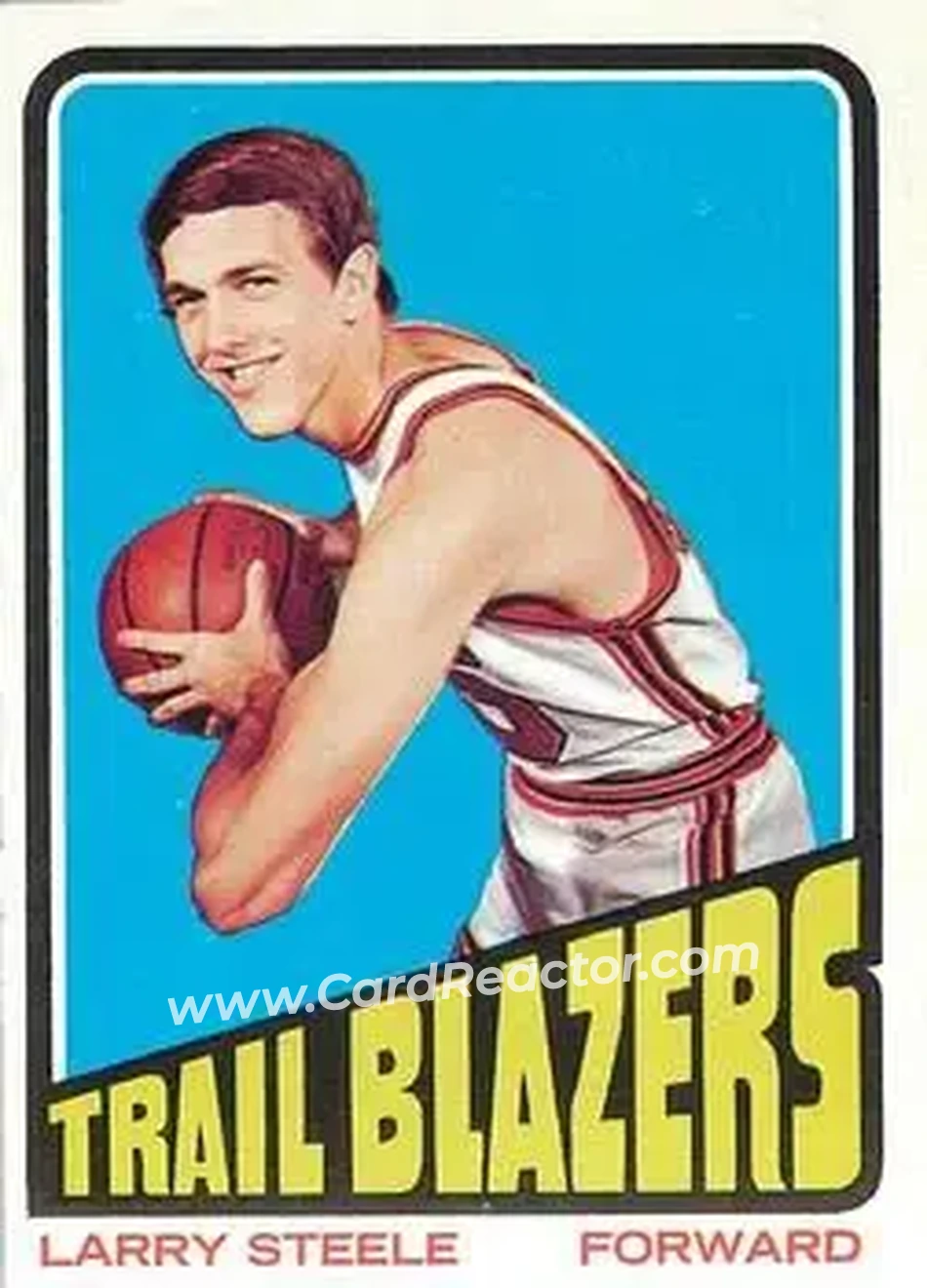 1972-73 Topps #26 - Larry Steele - Portland Trail Blazers - Front