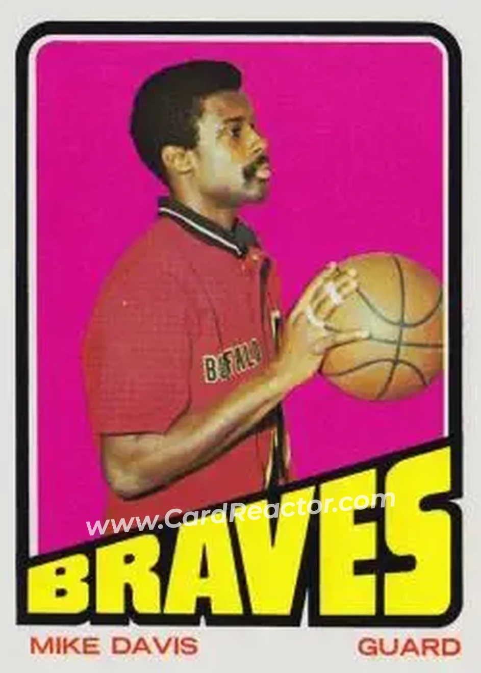 1972-73 Topps #39 - Mike Davis - Buffalo Braves - Front 1972-73 Topps #39 - Mike Davis - Buffalo Braves - Front