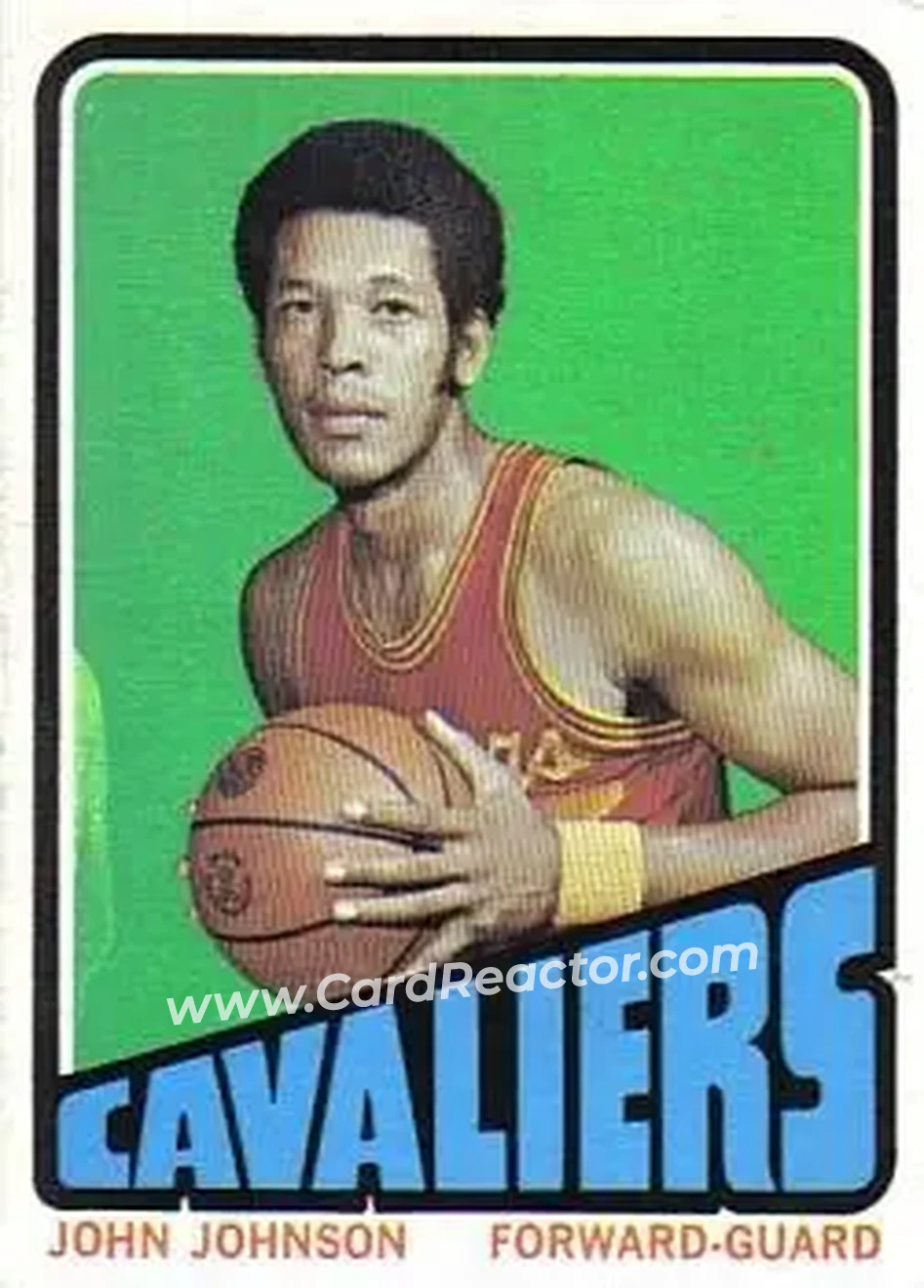 1972-73 Topps #43 - John Johnson - Cleveland Cavaliers - Front