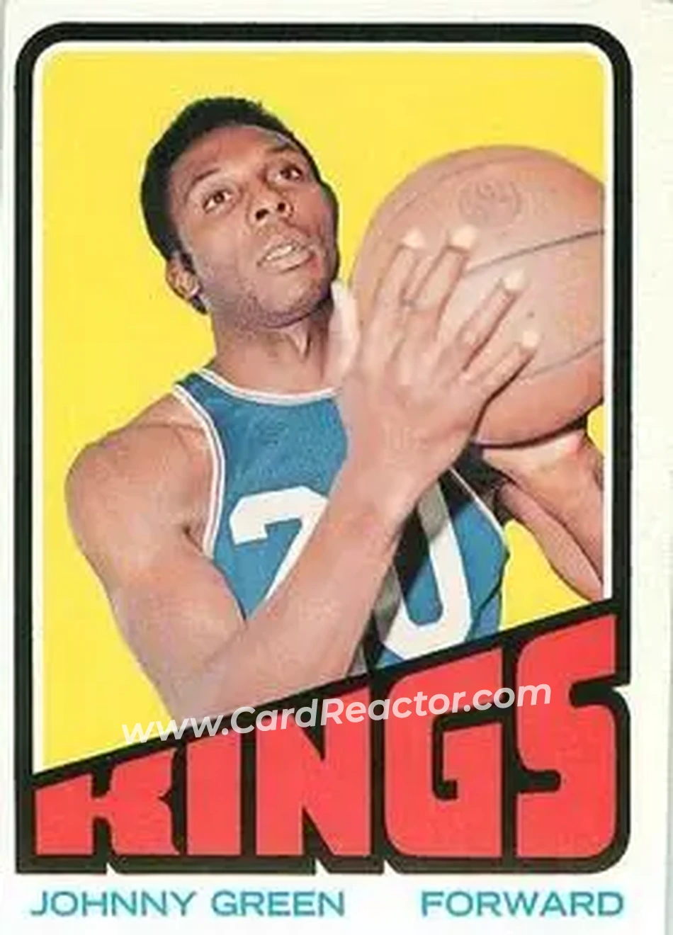 1972-73 Topps #48 - Johnny Green - Kansas City-Omaha Kings - Front