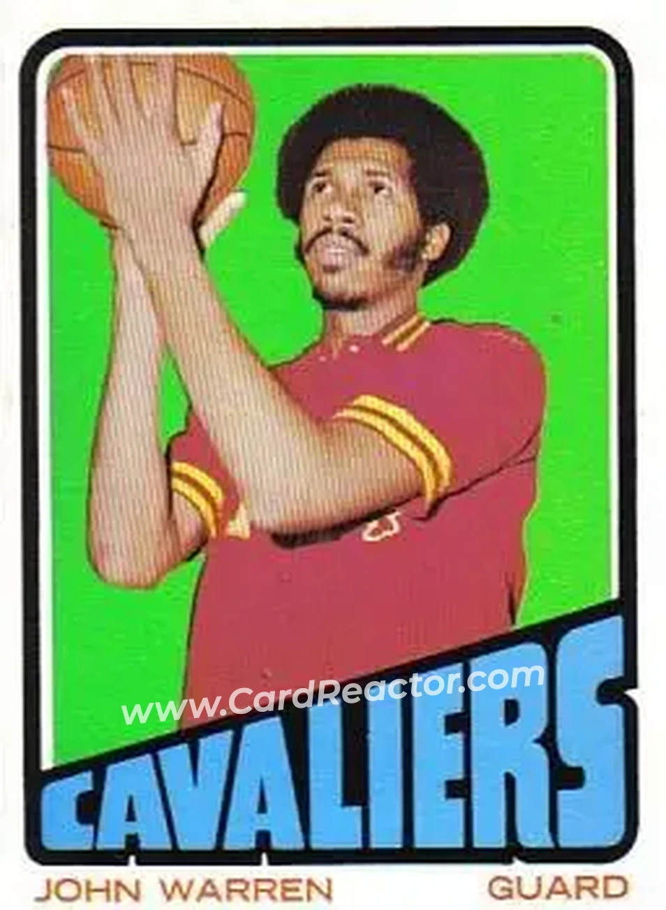 1972-73 Topps #64 - John Warren - Cleveland Cavaliers - Front