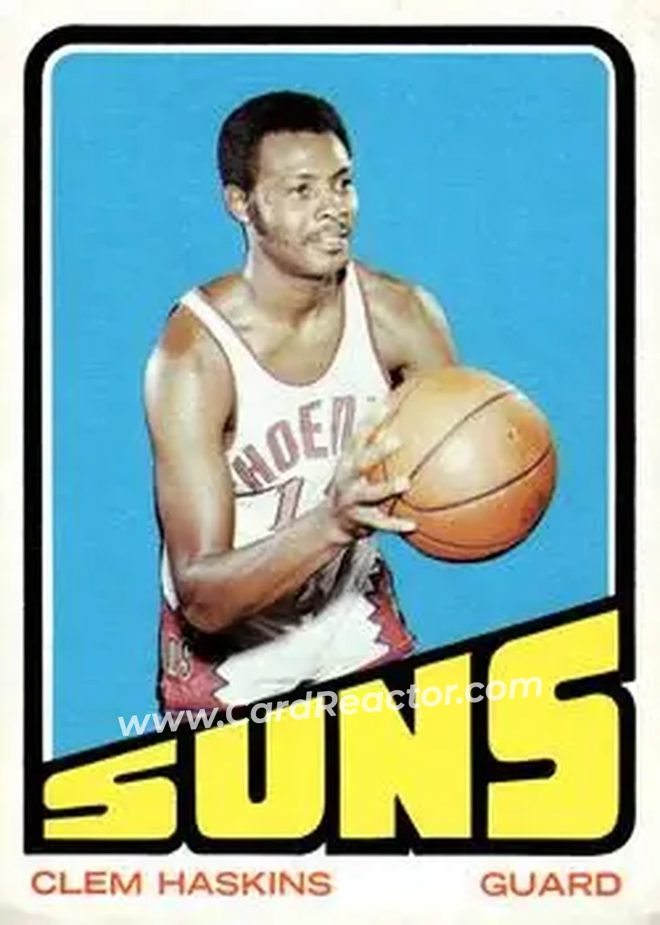 1972-73 Topps #72 - Clem Haskins - Phoenix Suns - Front