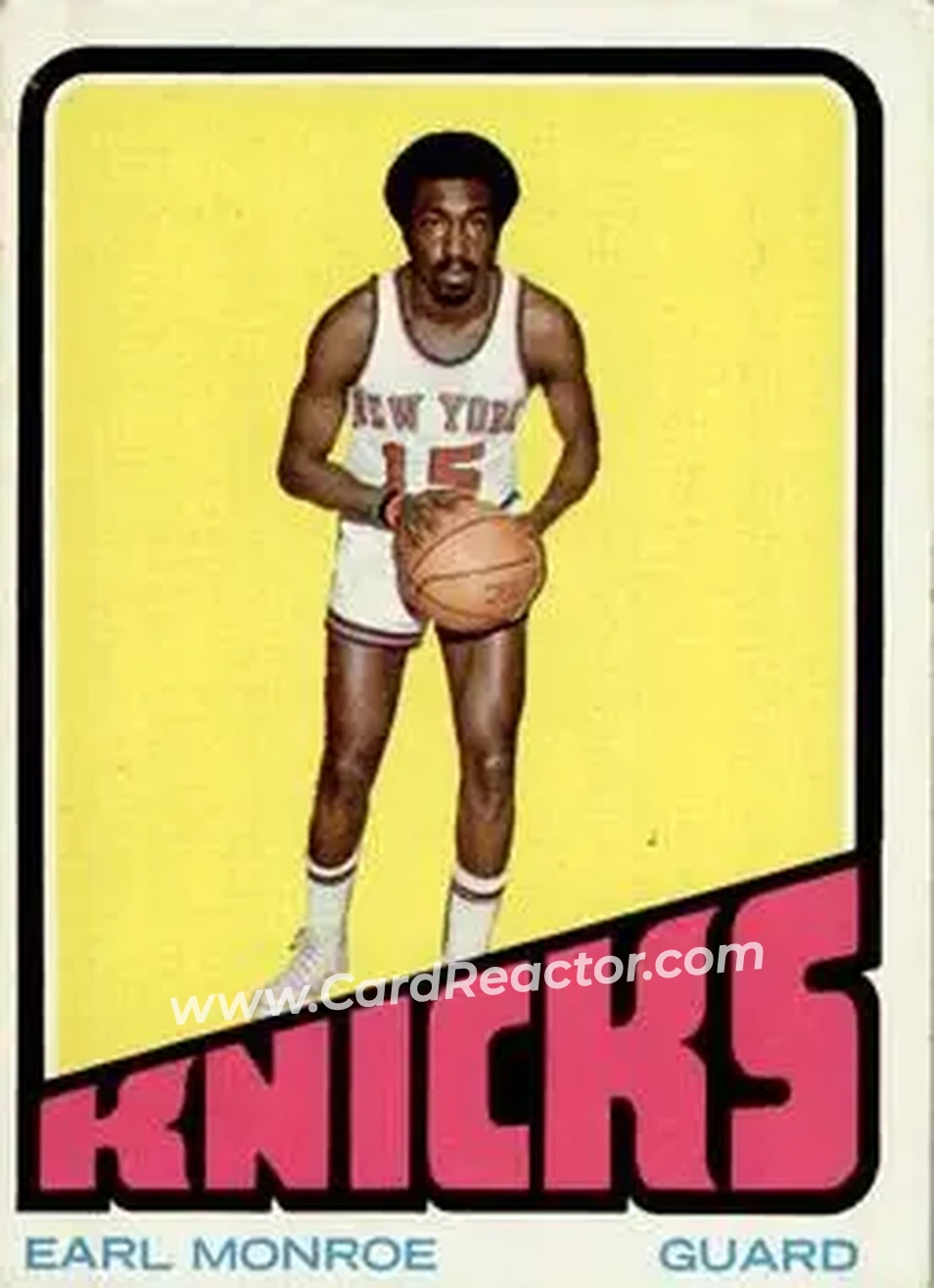 1972-73 Topps #73 - Earl Monroe - New York Knicks - Front