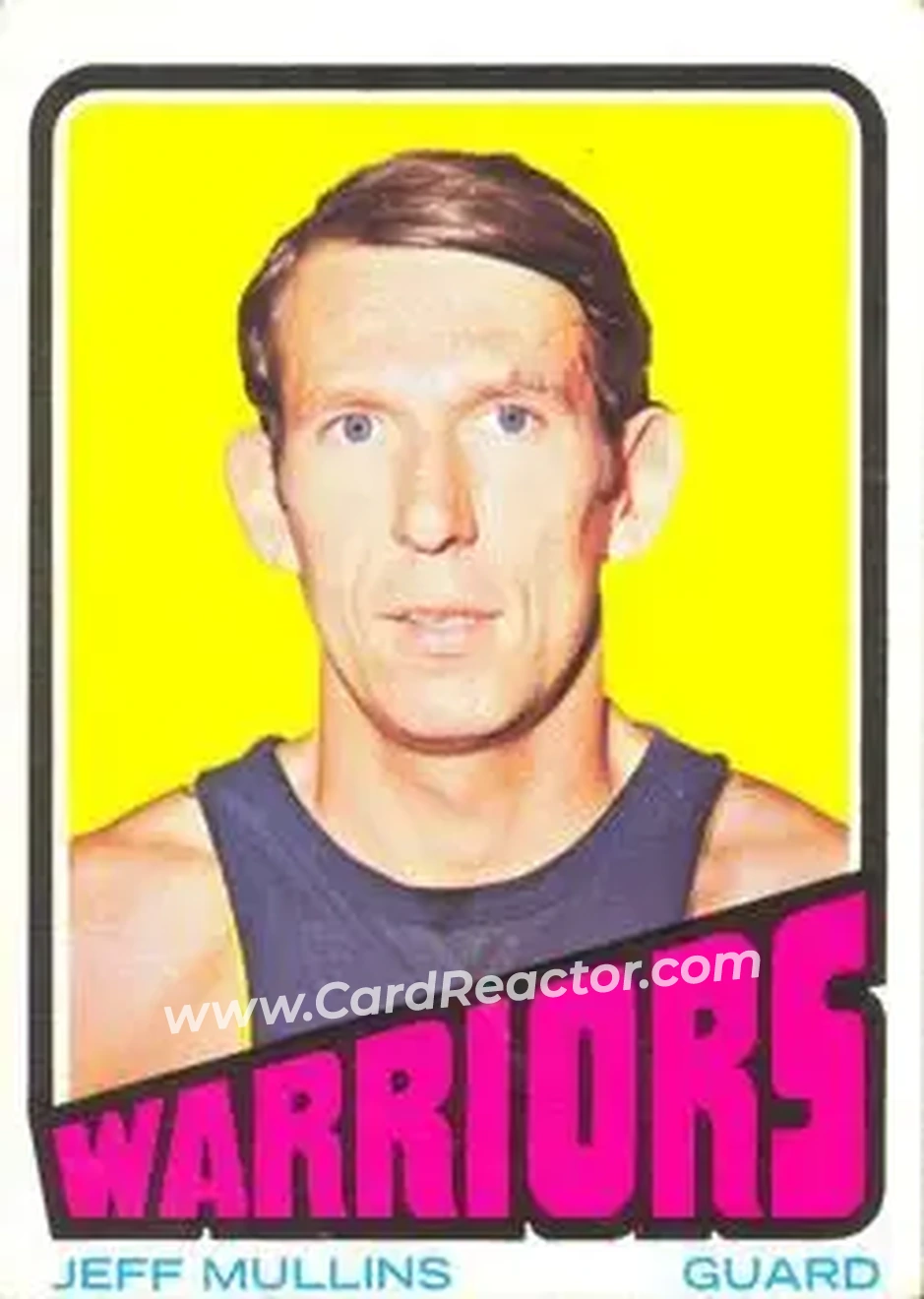 1972-73 Topps #85 - Jeff Mullins - Golden State Warriors - Front