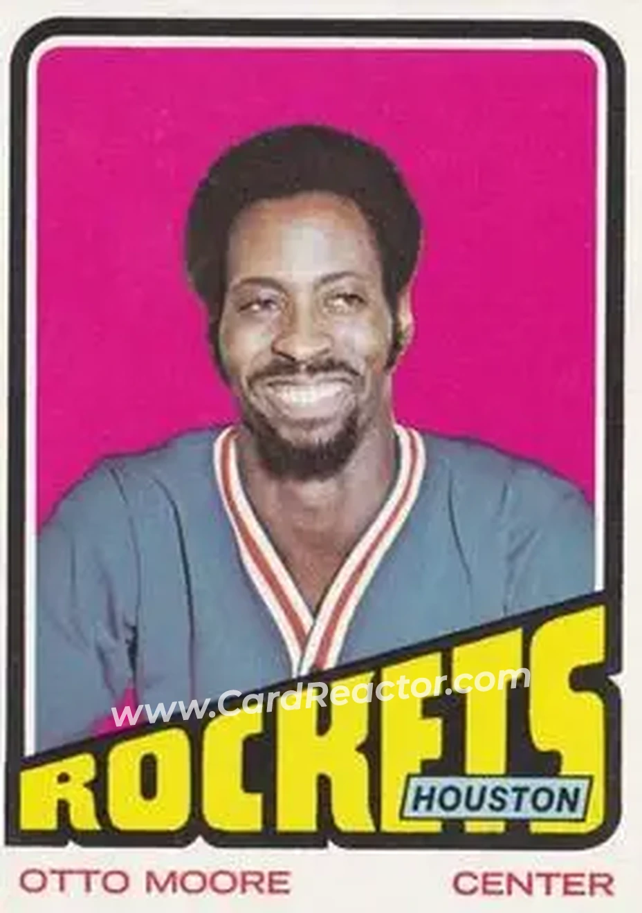 1972-73 Topps #86 - Otto Moore - Houston Rockets - Front