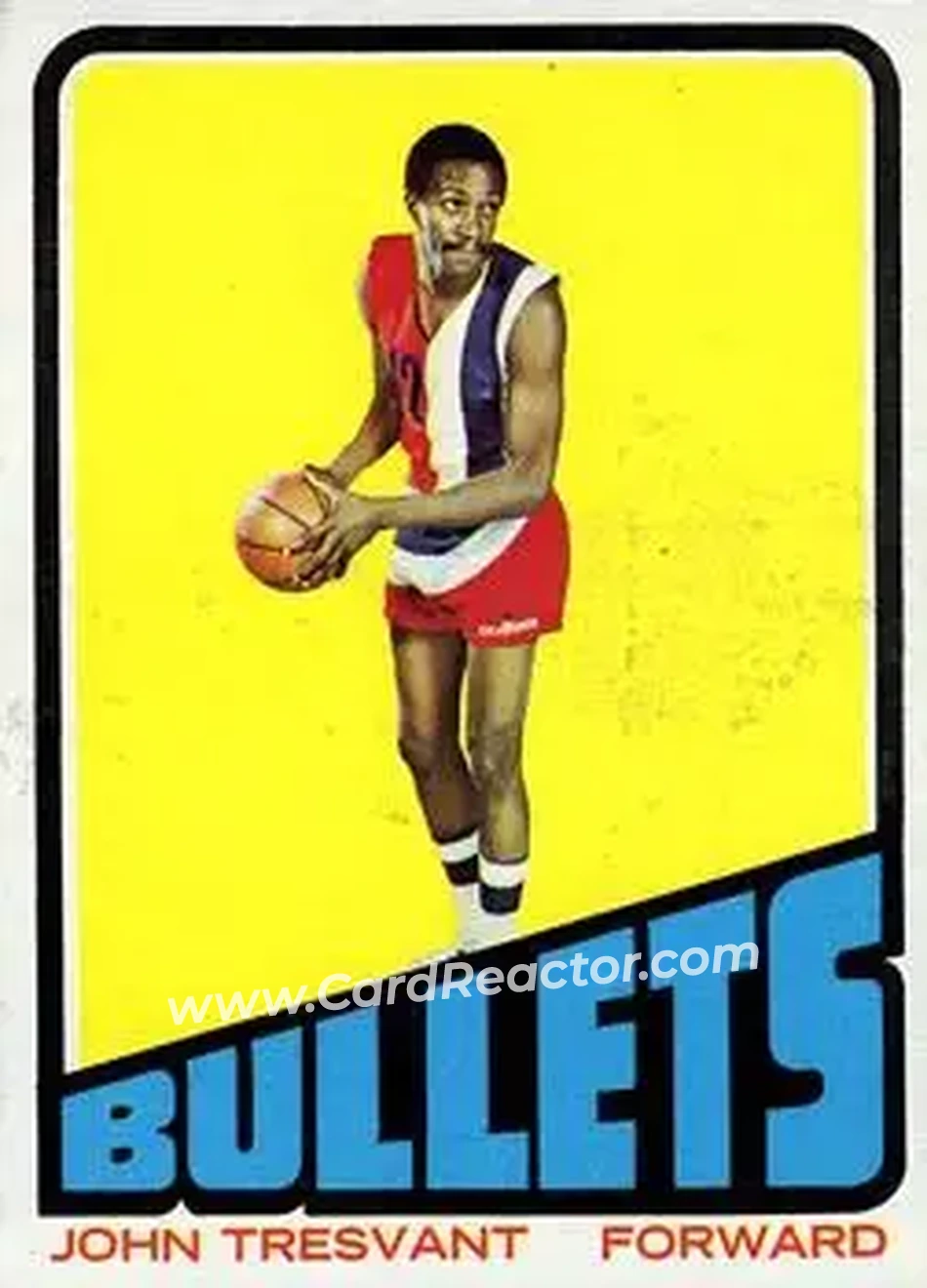 1972-73 Topps #87 - John Tresvant - Baltimore Bullets - Front