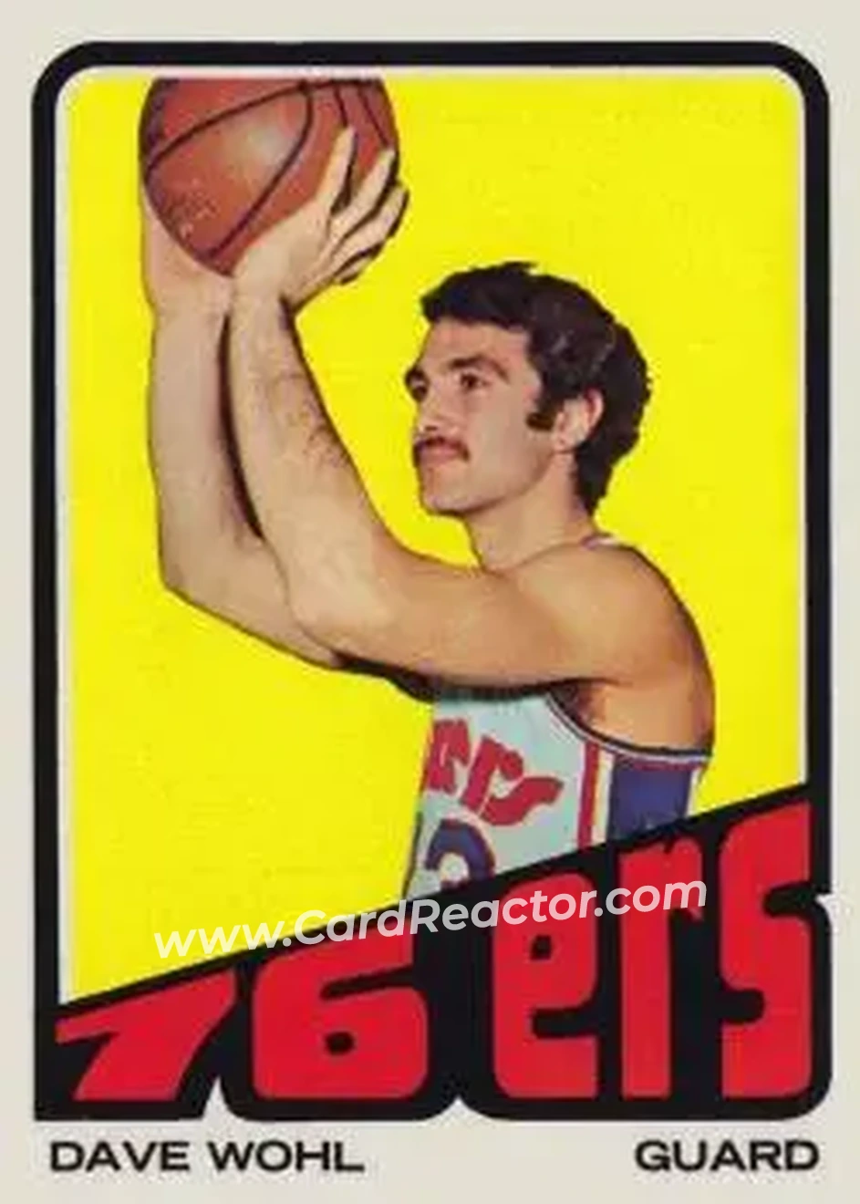 1972-73 Topps #99 - Dave Wohl - Philadelphia 76ers - Front