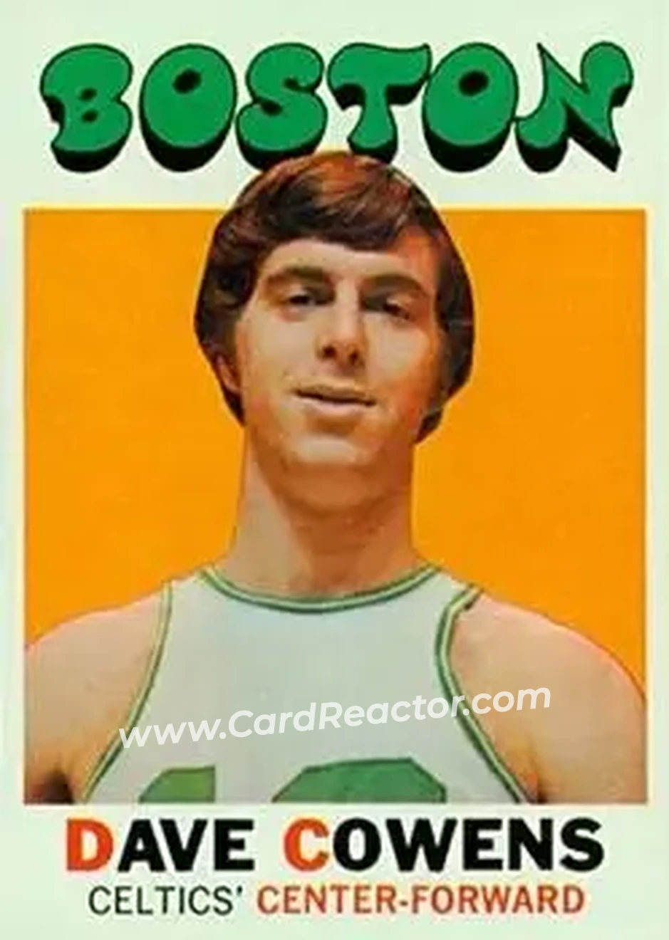 1971-72 Topps #47 - Dave Cowens - Boston Celtics