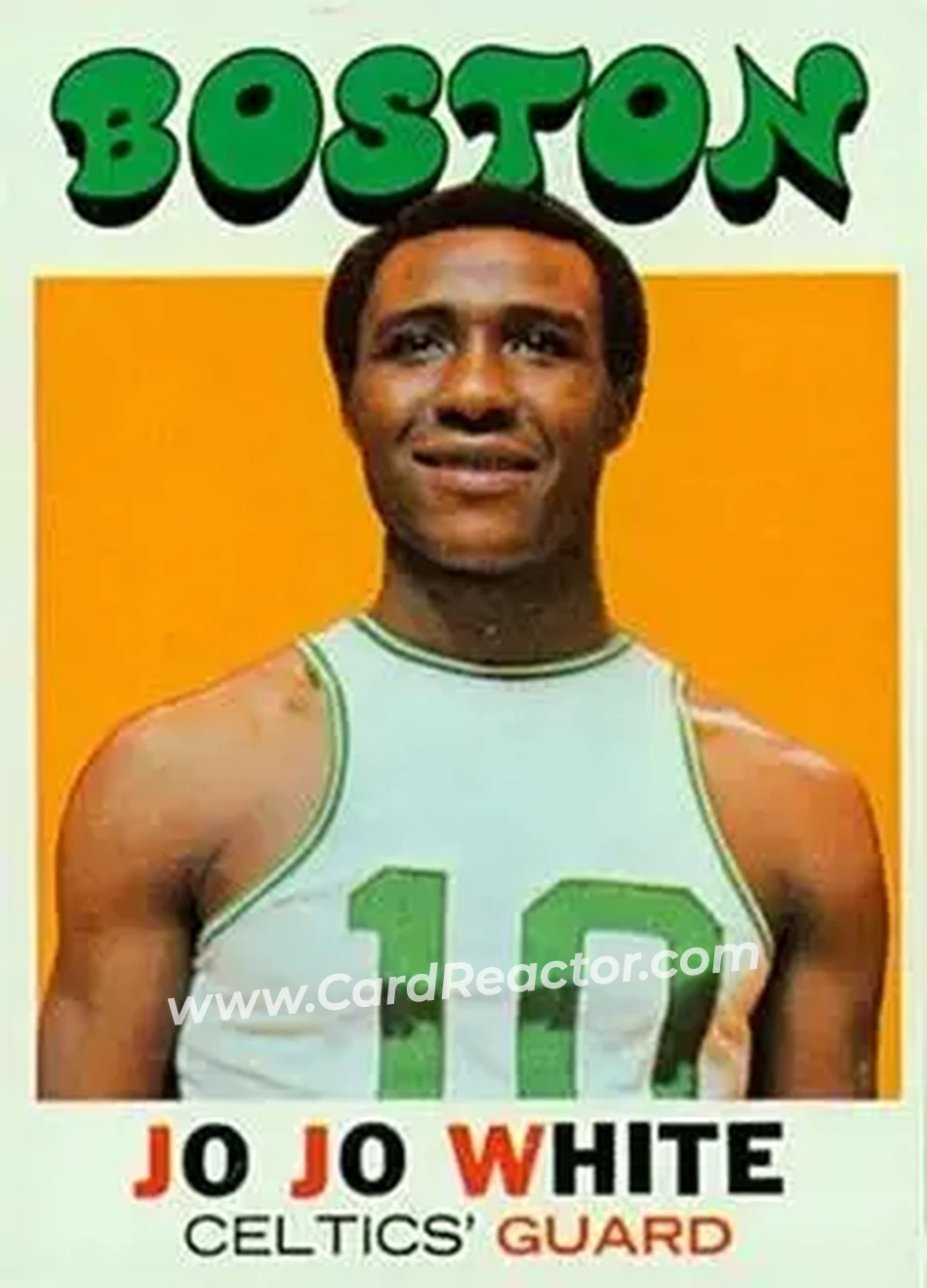 1971-72 Topps #69 - Jo Jo White - Boston Celtics - Front
