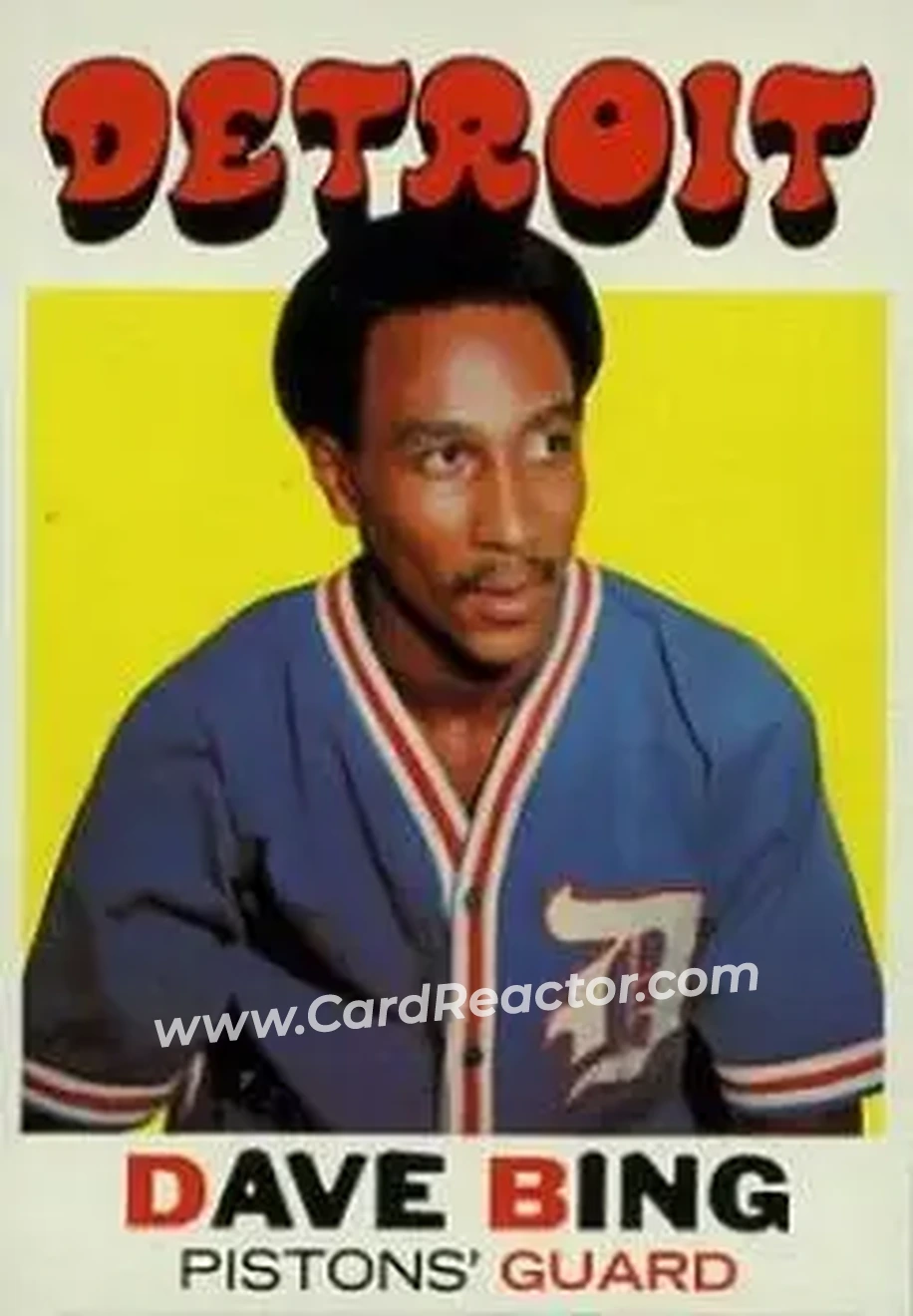 1971-72 Topps #78 - Dave Bing - Detroit Pistons - Front 1971-72 Topps #78 - Dave Bing - Detroit Pistons - Front