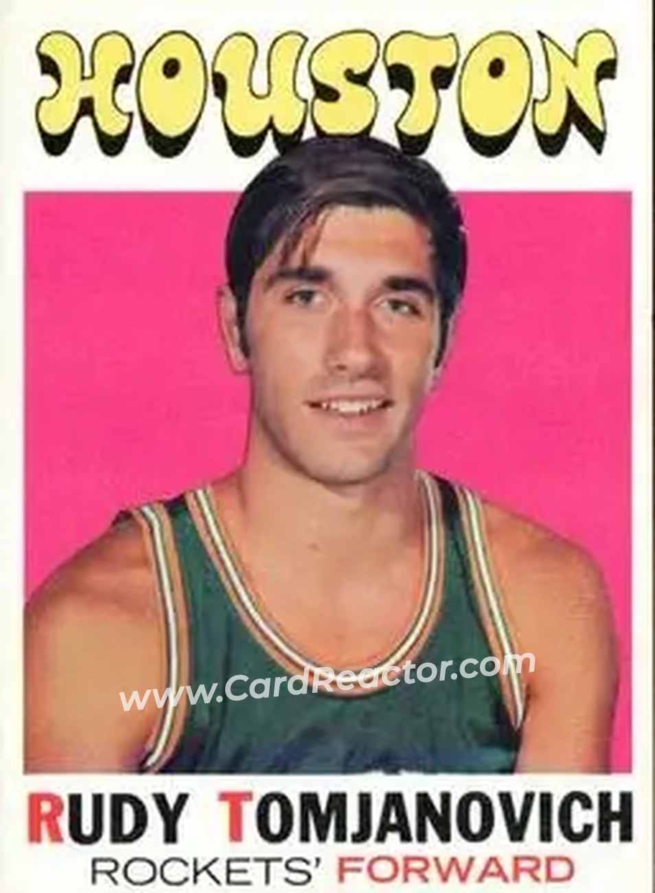 1971-72 Topps #91 - Rudy Tomjanovich - Houston Rockets - Front