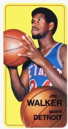 1970-71 Topps #25 - Jimmy Walker - Detroit Pistons