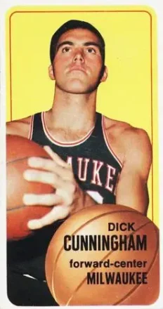 1970-71 Topps #49 - Dick Cunningham - Milwaukee Bucks