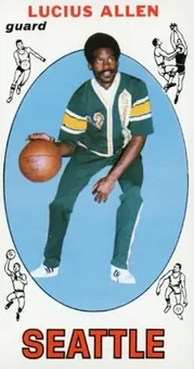 1969-70 Topps #6 - Lucius Allen - Seattle SuperSonics