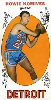 1969-70 Topps #71 - Howie Komives - Detroit Pistons