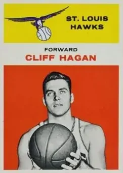1961-62 Fleer #18 - Cliff Hagan - St. Louis Hawks
