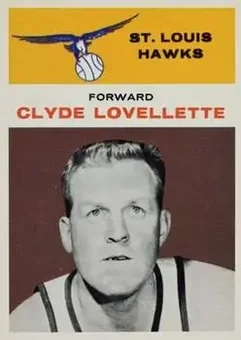 1961-62 Fleer #29 - Clyde Lovellette - St. Louis Hawks