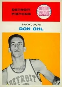 1961-62 Fleer #33 - Don Ohl - Detroit Pistons