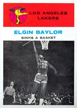 1961-62 Fleer #46 - Elgin Baylor - Los Angeles Lakers