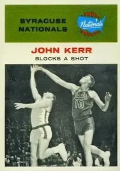 1961-62 Fleer #56 - John Kerr - Syracuse Nationals