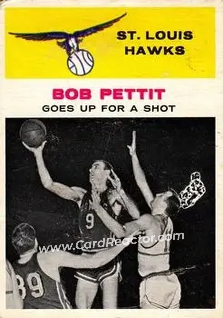 1961-62 Fleer #59 - Bob Pettit - St. Louis Hawks