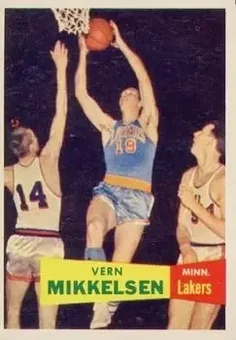 1957-58 Topps #28 - Vern Mikkelsen