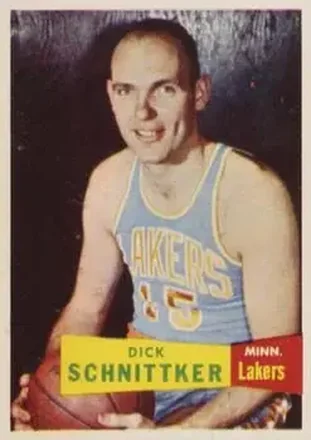 1957-58 Topps #80 - Dick Schnittker - Minneapolis Lakers