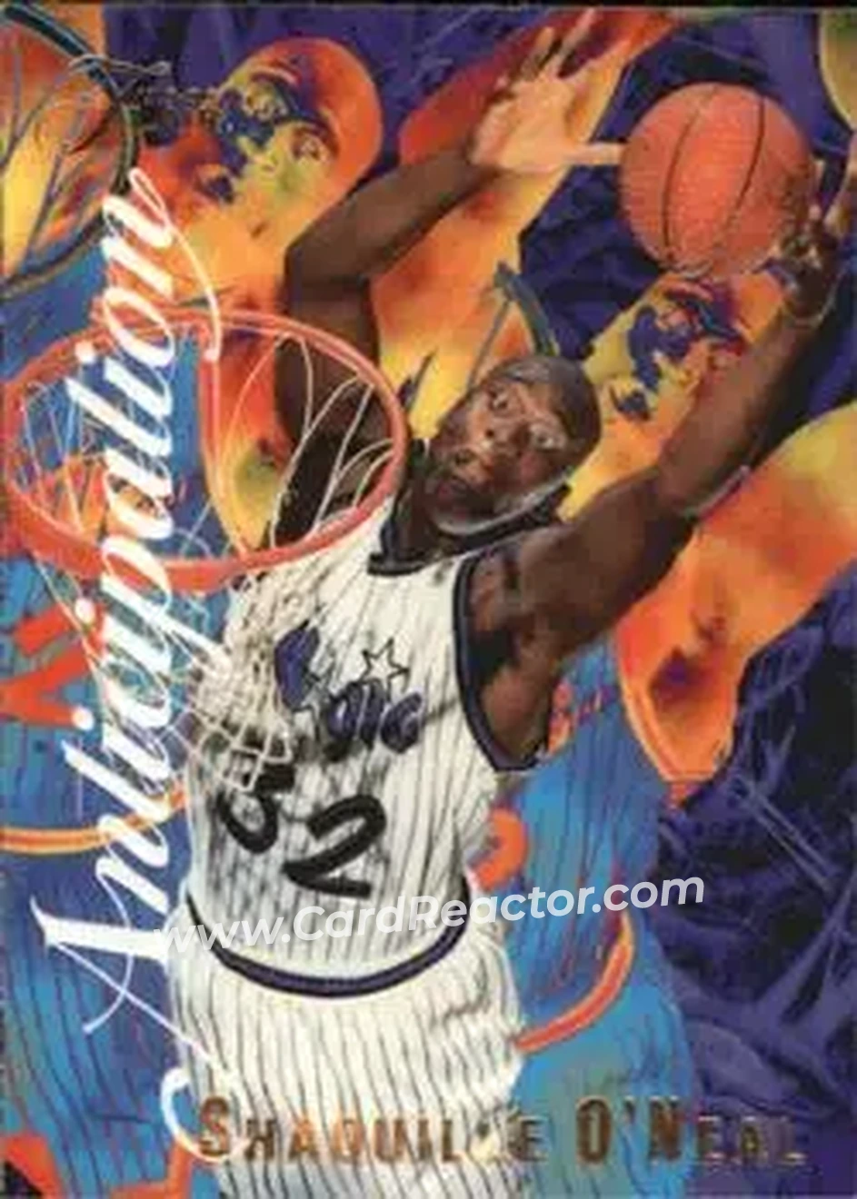 1995-96 Flair - Anticipation #7 - Shaquille O'Neal - Orlando Magic - Front