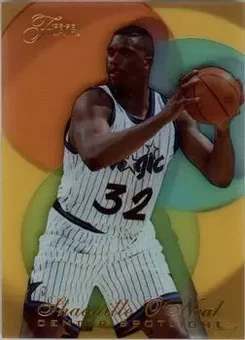 1995-96 Flair #5 Center Spotlight Shaquille O'Neal
