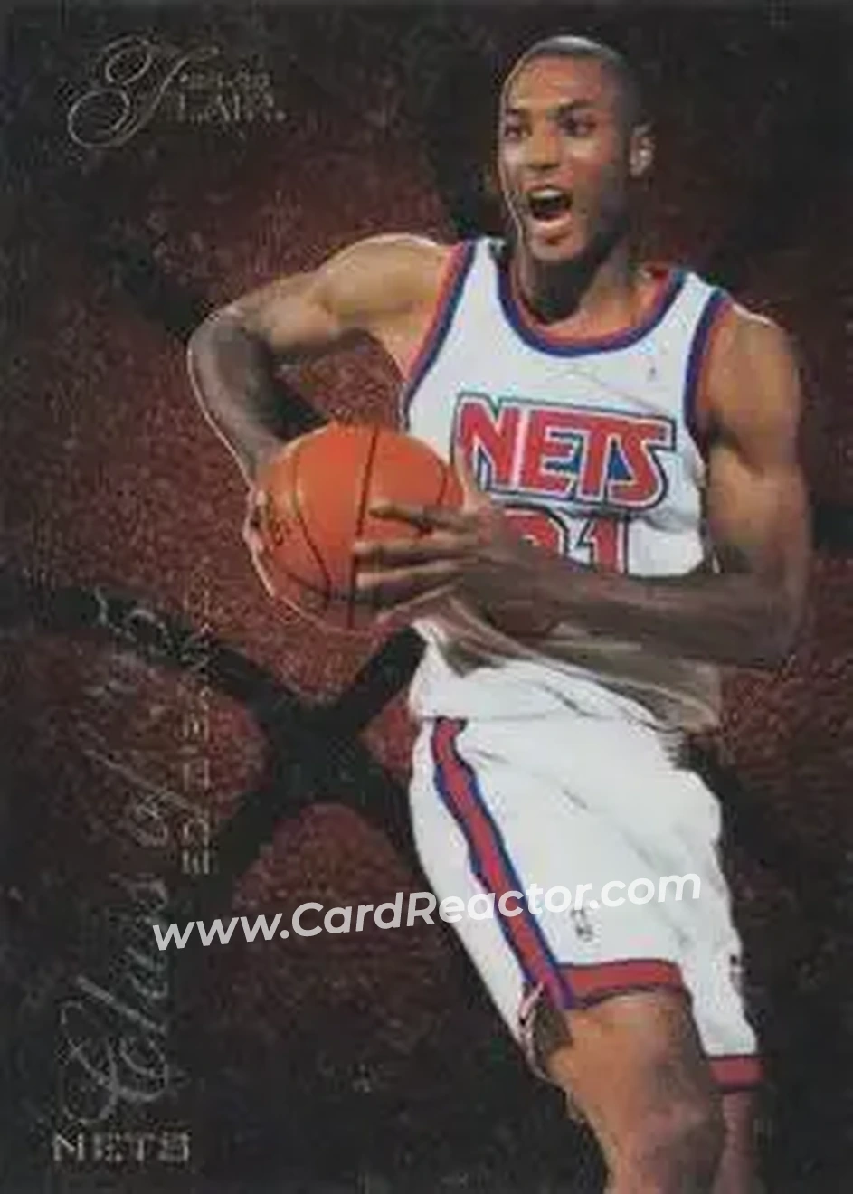 1995-96 Flair - Class of '95 #R-4 - Ed O'Bannon - New Jersey Nets - Front