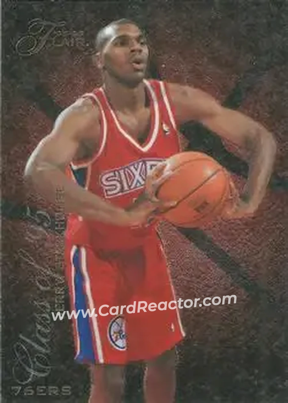 1995-96 Flair - Class of '95 #R-9 - Jerry Stackhouse - Philadelphia 76ers - Front