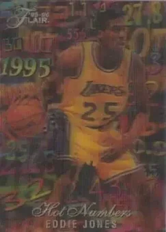 1995-96 Flair #3 Hot Numbers Eddie Jones