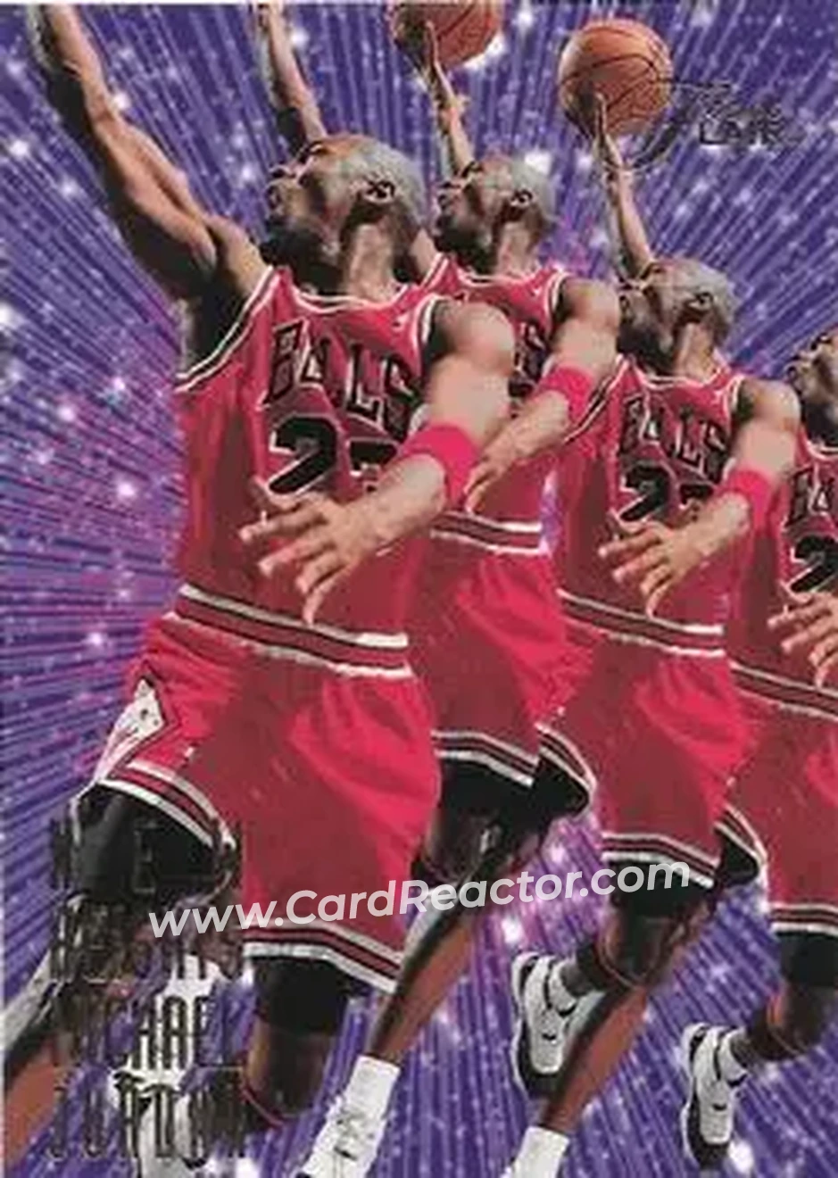 1995-96 Flair - New Heights #4 - Michael Jordan - Chicago Bulls - Front