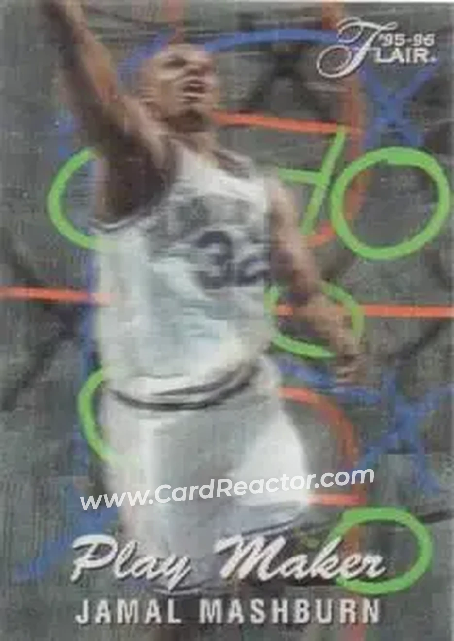 1995-96 Flair - Play Makers #3 - Jamal Mashburn - Dallas Mavericks - Front