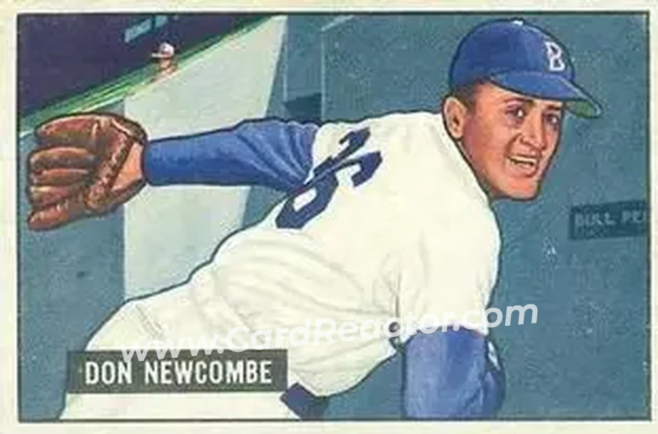 1951 Bowman #6 - Don Newcombe - Brooklyn Dodgers