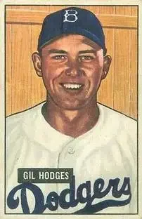 1951 Bowman #7 - Gil Hodges