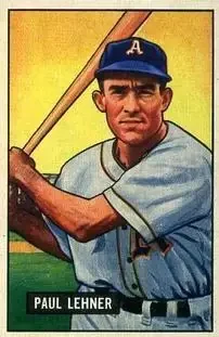 1951 Bowman #8 Paul Lehner