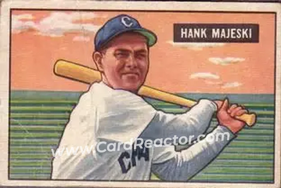 1951 Bowman #12 - Hank Majeski - Chicago White Sox - Front