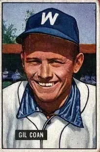 1951 Bowman #18 Gil Coan