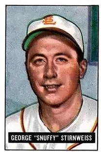 1951 Bowman #21 George Stirnweiss