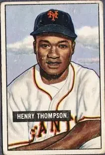 1951 Bowman #89 - Henry Thompson - New York Giants