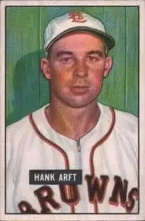 1951 Bowman #173 - Hank Arft - St. Louis Browns