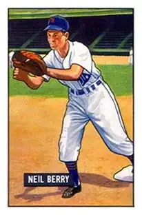 1951 Bowman #213 - Neil Berry - Detroit Tigers