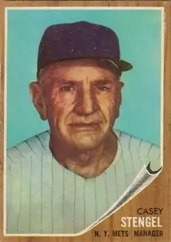 1962 Topps #29 - Casey Stengel - New York Mets