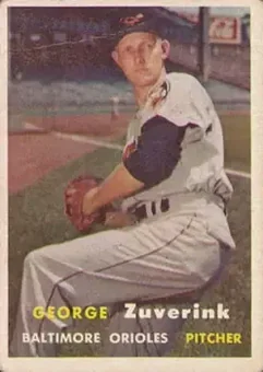 1957 Topps #11 George Zuverink