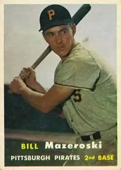 1957 Topps #24 - Bill Mazeroski